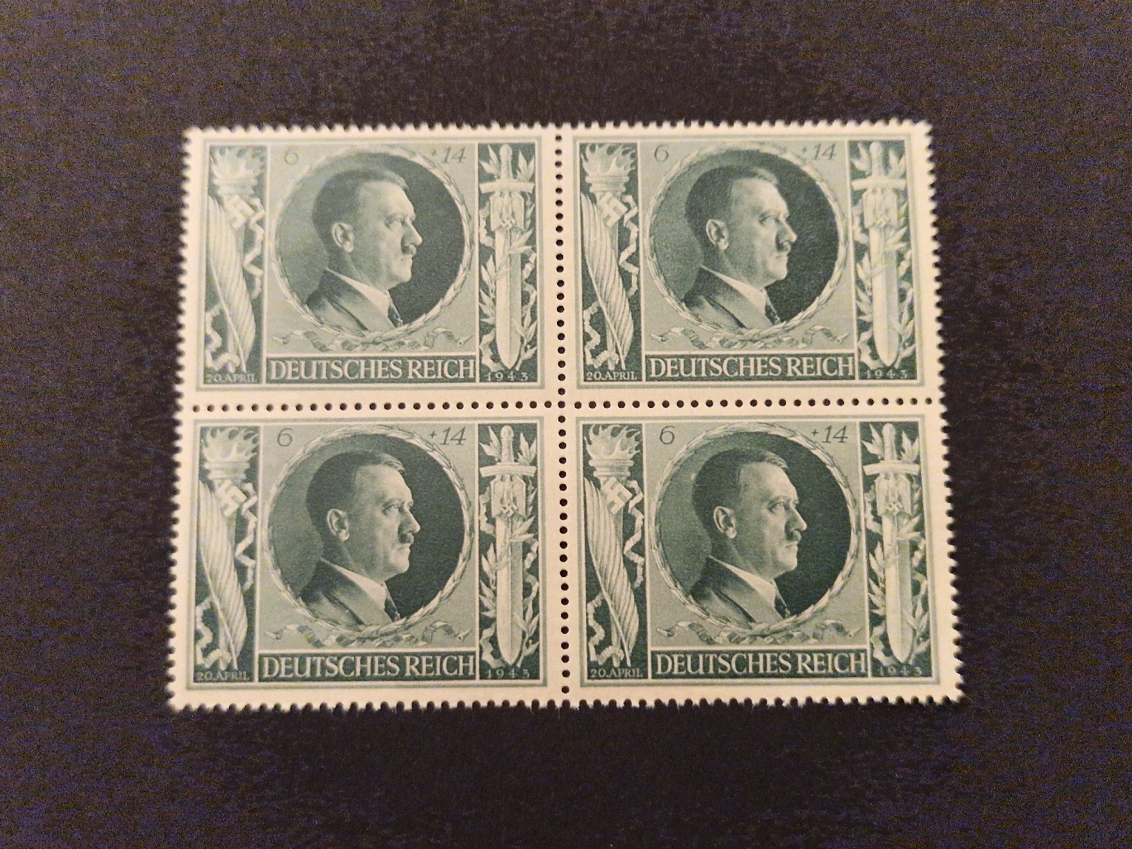 Tous les timbres: Deutsches Reich Viererblock Briefmarken postfrisch – Neuf (Voir description) à St. Gallen par Enrico_SG