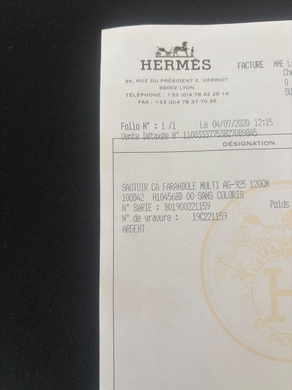 Hermès Catenine: Hermès sautoir Farandole 120cm – Usato da Chamby venduto da vuittonista 5
