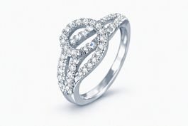 Ring Silber 925 mit vielen Zirkonias je Gr. 52 & 54