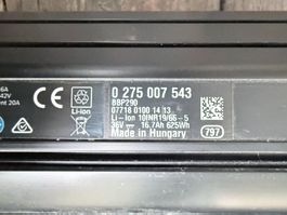 Bosch PowerPack 625 Wh E-Bike Akku (BBP290) – geprüft, tadel