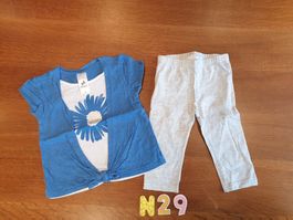 N29: T-Shirt & kurze Leggings Grösse 98