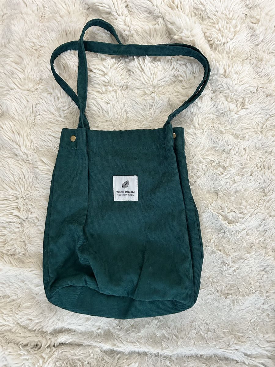 Taschen: Sac en velours côtelé vert – Gebraucht aus MARTIGNY von xmi_q5tv 6