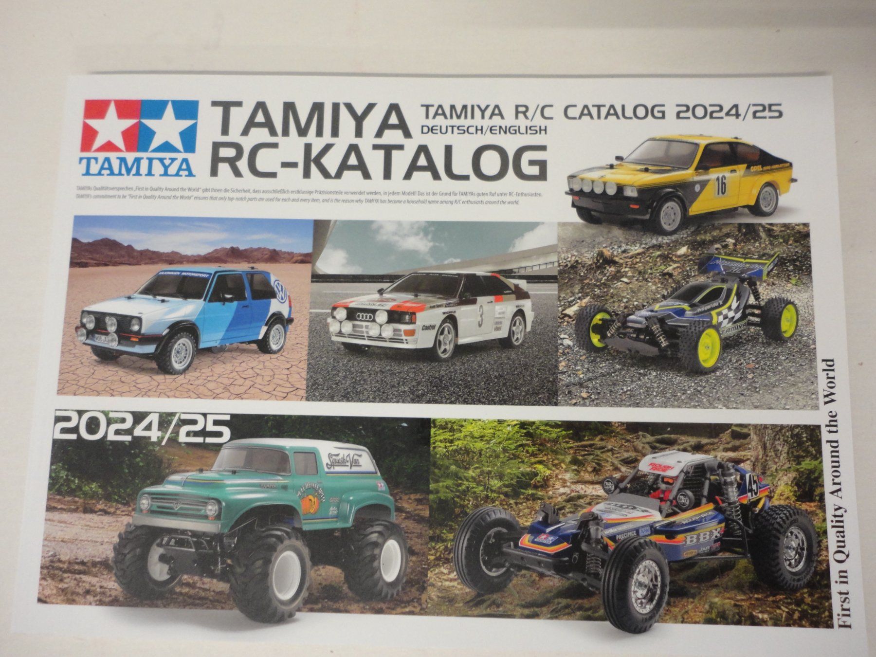 Tamiya Modellismo RC: TAMIYA RC Katalog 2024/25 DE/EN – Nuovo e nell'imballaggio originale da Horgen venduto da RcModell