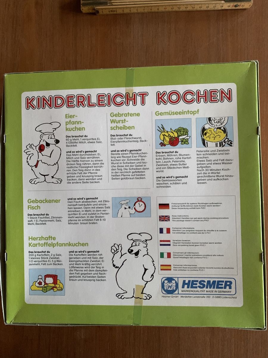 Giocattoli: Kinder Kochgeschirr, NEU – Nuovo (secondo la descrizione) da Egg b. Zürich venduto da ohtannenbaum 1