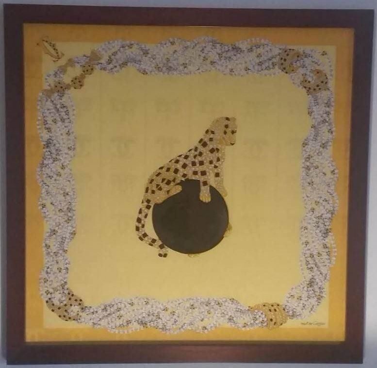 Foulard & Sciarpe: Must de Cartier La PANTHERE ROYALE 34 – Nuovo (secondo la descrizione) da Lausanne venduto da gmax8995