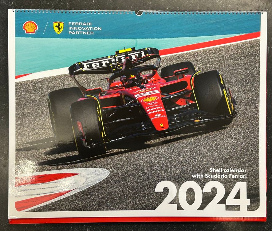 Shell Calendar 2024 Scuderia Ferrari / Shell Kalender 2024 Kaufen