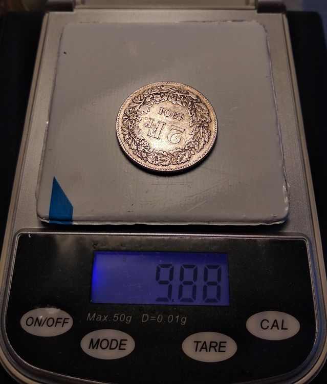 Tutti le monete: 2 Franken 1901 – Usato da Nyon venduto da AlexKey71 4