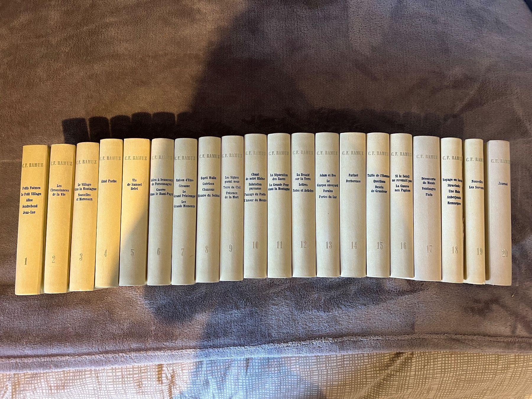 Libri: Collection C.F. Ramuz - 20 Volumes - Édition Originale! – Usato da Gryon venduto da Merlin_mro