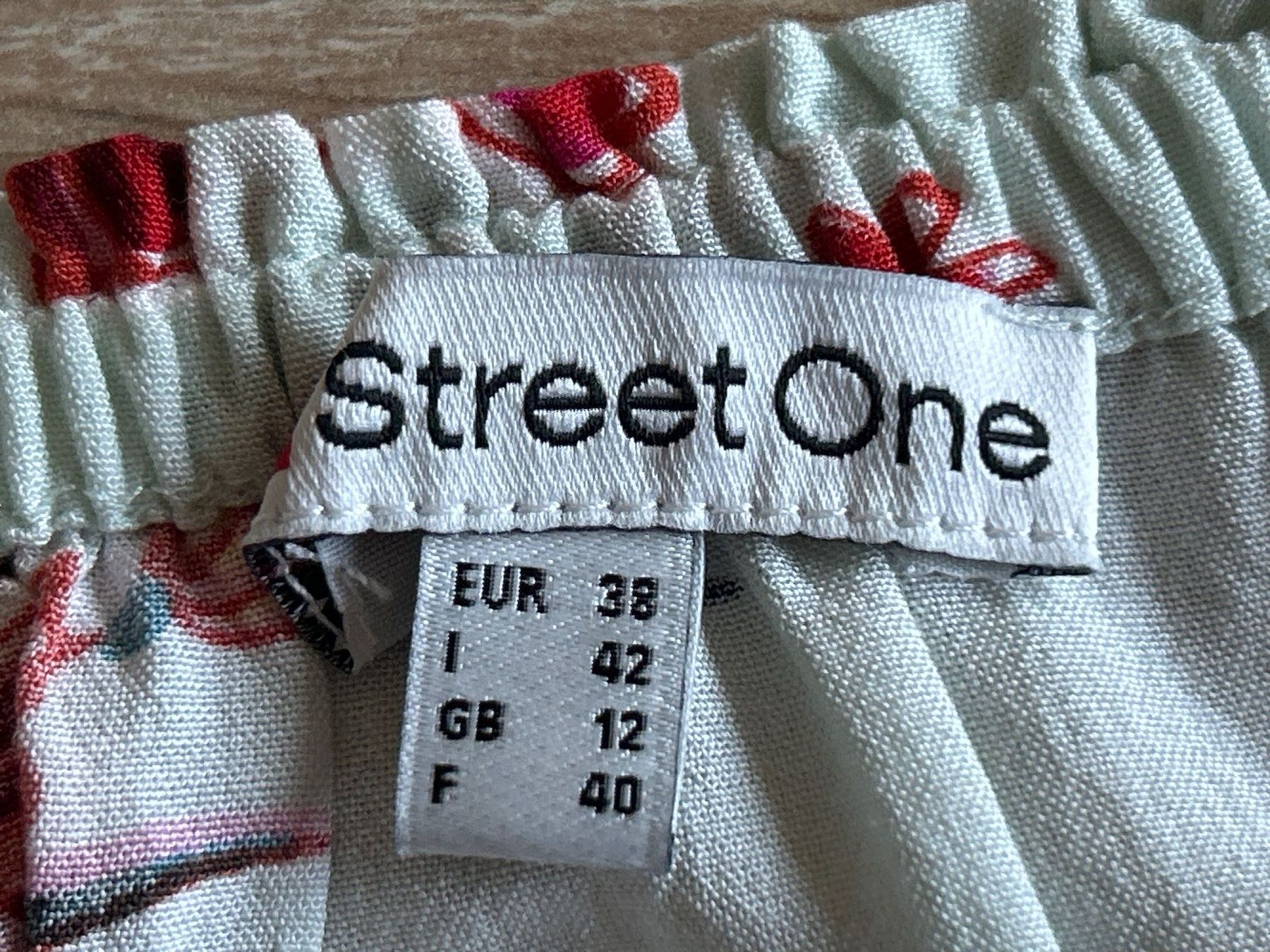 Camicette: Blusenshirt mint mit Muster von Street One Gr. 38 – Usato da Brunnen venduto da Nala2929 6