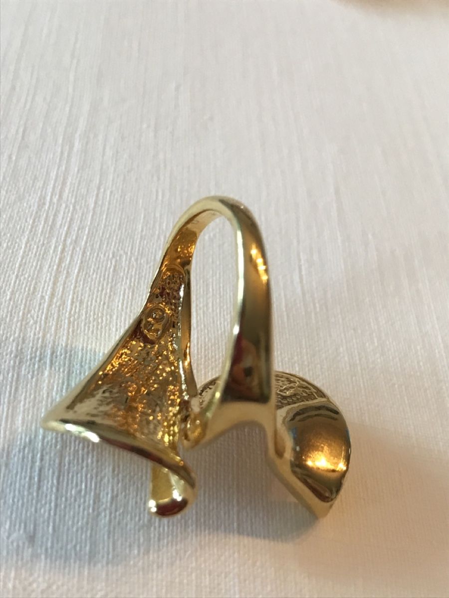 Ringe: Bague design plaqué or (QJ) – Neu (gemäss Beschreibung) aus Grimisuat von eliseba88 5