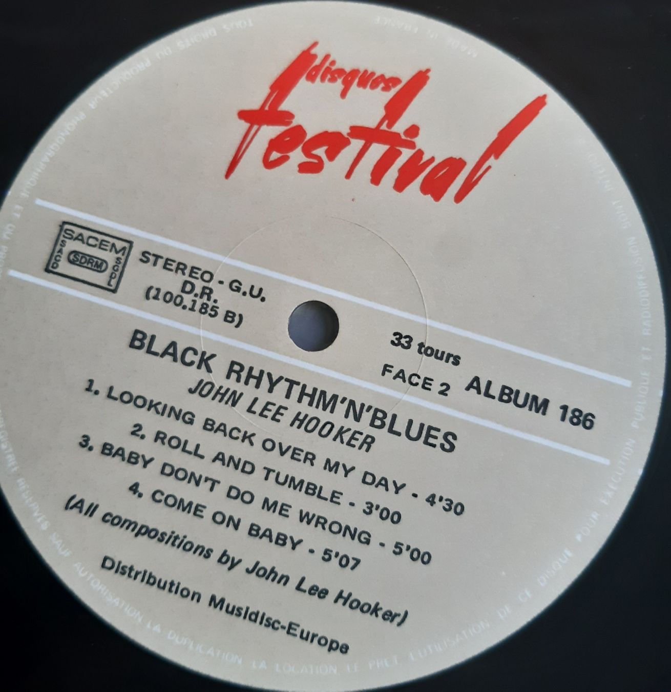 Dischi in vinile: JOHN LEE HOOKER: Black rhythm' n' blues – Usato da Frick venduto da kyb_yq8h 5