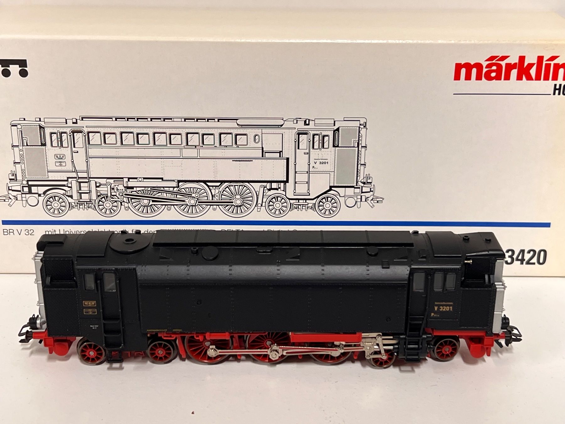 Märklin 3420 Diesellok BR V32 Deutsche Reichsbahn Digital H0 (Gebraucht ...