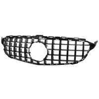 Mercedes C-Klasse W205 Kühlergrill Schwarz Glanz
