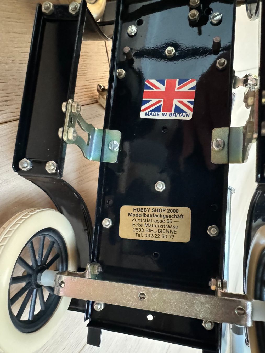 Modellini d'auto: Modell Auto J B, schwarz Metall  **NEU** – Nuovo (secondo la descrizione) da Siebnen venduto da Trans-Am 7