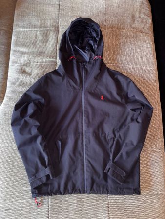 Ralph Lauren full zip hooded windbreaker blue size M adult