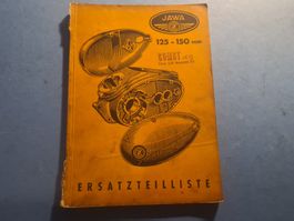 JAWA 125-150 cc COMOT AG JAHR 1954 BROCHURE VINTAGE