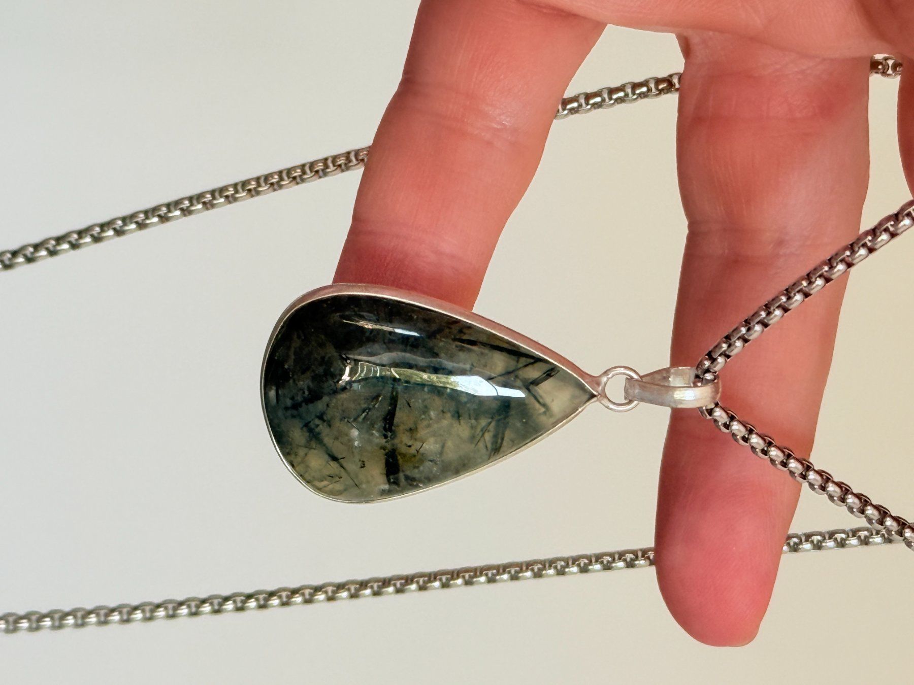Colliers: Collier avec Labradorite – Neuf avec emballage d'origine à Genève par AWWA 8