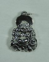 Schmuckanhänger Buddha Silber 925 Unisex, Neuware