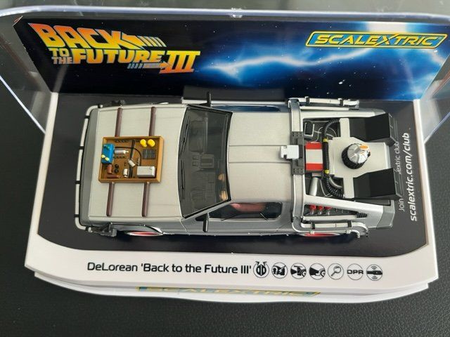 Piste: Scalextric DeLorean/Back to the Future 3 Time Machine C4307 – Nuovo e nell'imballaggio originale da Bettlach venduto da Qwert12 1