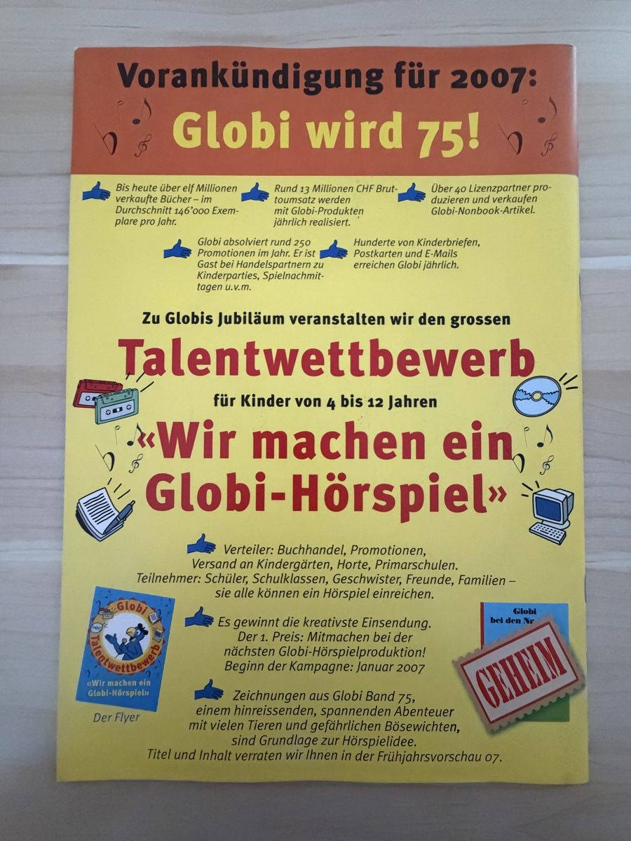 Libri: Globi Verlag Herbstneuheiten Gesamtprogramm 2006 – Usato da Kehrsatz venduto da Raboy 1