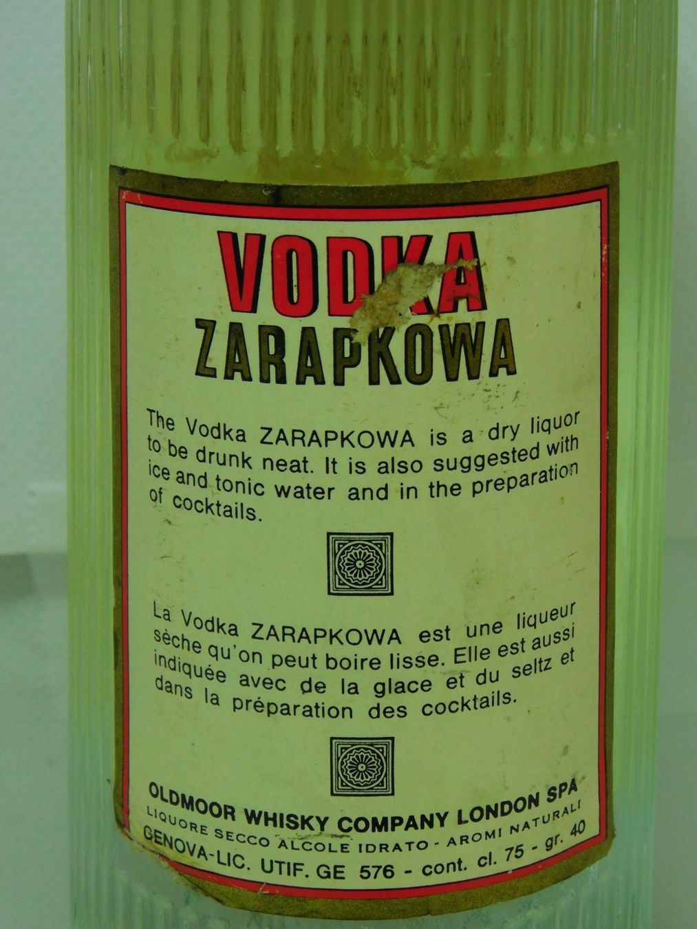 Bevande alcoliche: Wodka Zarapkowa 1980er – Nuovo (secondo la descrizione) da Emmenbrücke venduto da Neverlaand-22 3