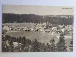Ansichtskarte La Côte-aux-Fées Gebäude Wald r4