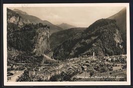 Thusis, Ortsansicht gegen Viamala und Ho