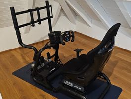 Simracing Rig mit Fanatec DD pro Gran Turismo Bundle