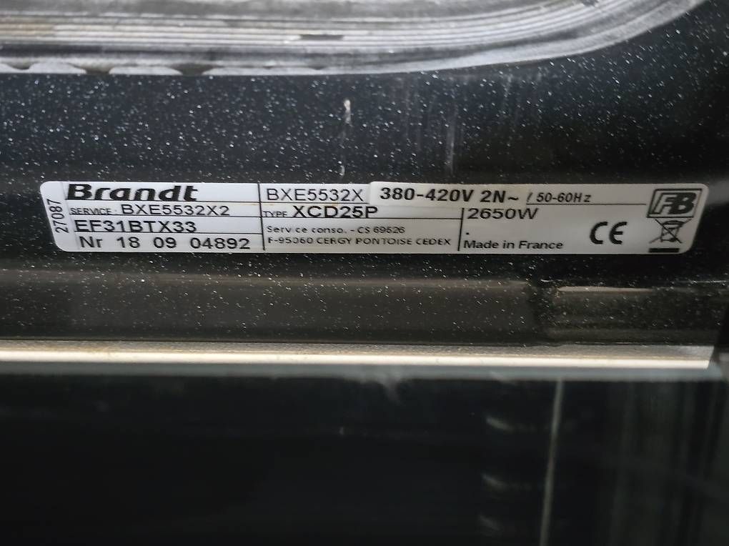 Forni: Four Brandt BXE5532X 400V – Usato da Coffrane venduto da Frischm