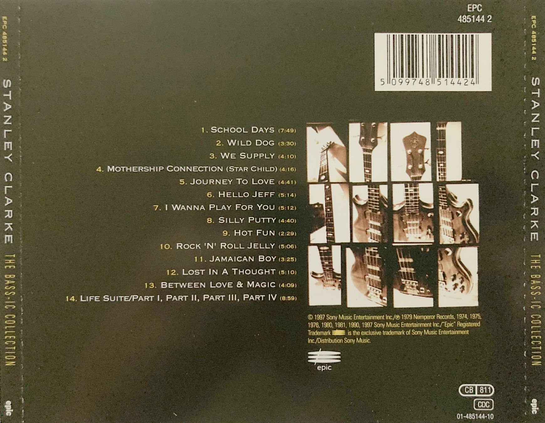 CD: STANLEY CLARKE - THE BASS-IC COLLECTION – Usato da Bottens venduto da hotter-than-hell 1