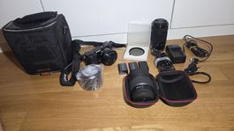 Sony Alpha 6000 (α6000) Komplett-Set mit Zubehör 