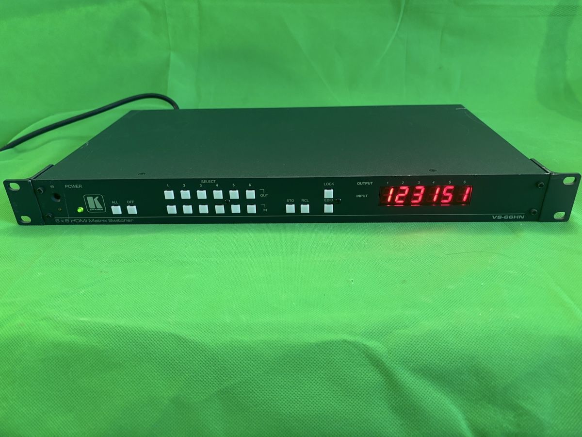 Hub & Switch: Kramer VS-66HN 6x6 HDMI Matrix Switcher – Usato da Kilchberg ZH venduto da bionicdog