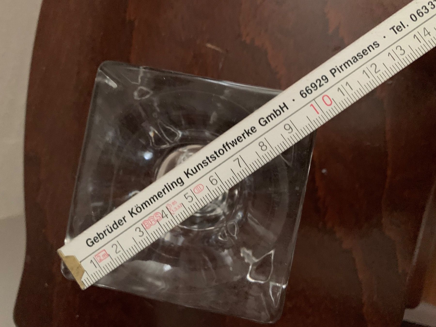 Portacandele: Wunderschöner Teelicht Halter aus massivem Glas – Nuovo (secondo la descrizione) da Ostermundigen venduto da des_t9vv 3