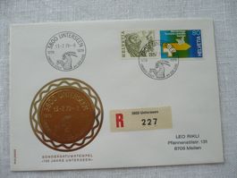 13.7.79 Sonderdatumstempel ET 700 Jahre Unterseen