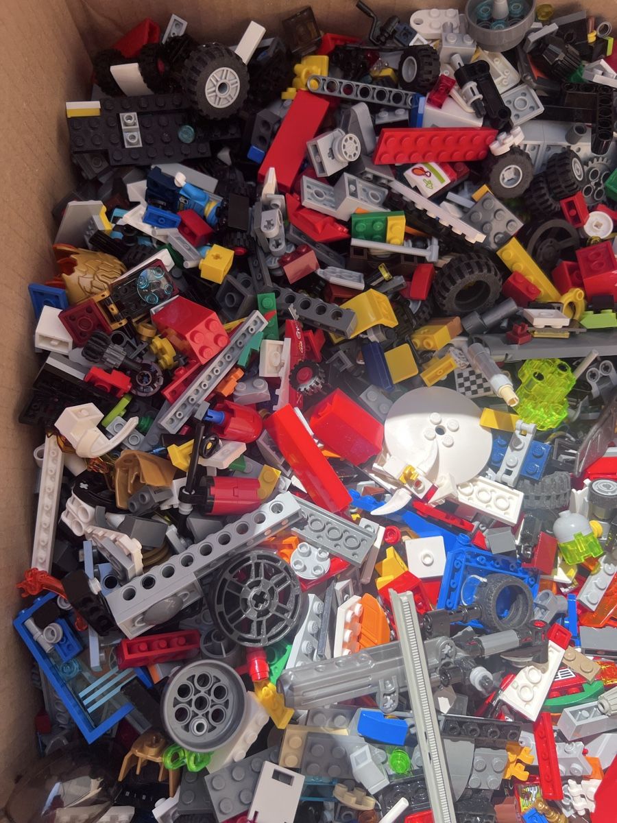 Lego Kit di costruzioni: Ca. 10kg Lego in Kartonkiste – Usato da Arbon venduto da K9320 1