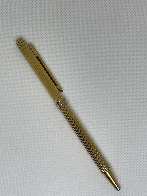 Abcsea Kugelschreiber Im Klassischen Design – Goldfarben, Mit Wolframkugel, Wasserfeste Tinte, Inkl. Ledertasche