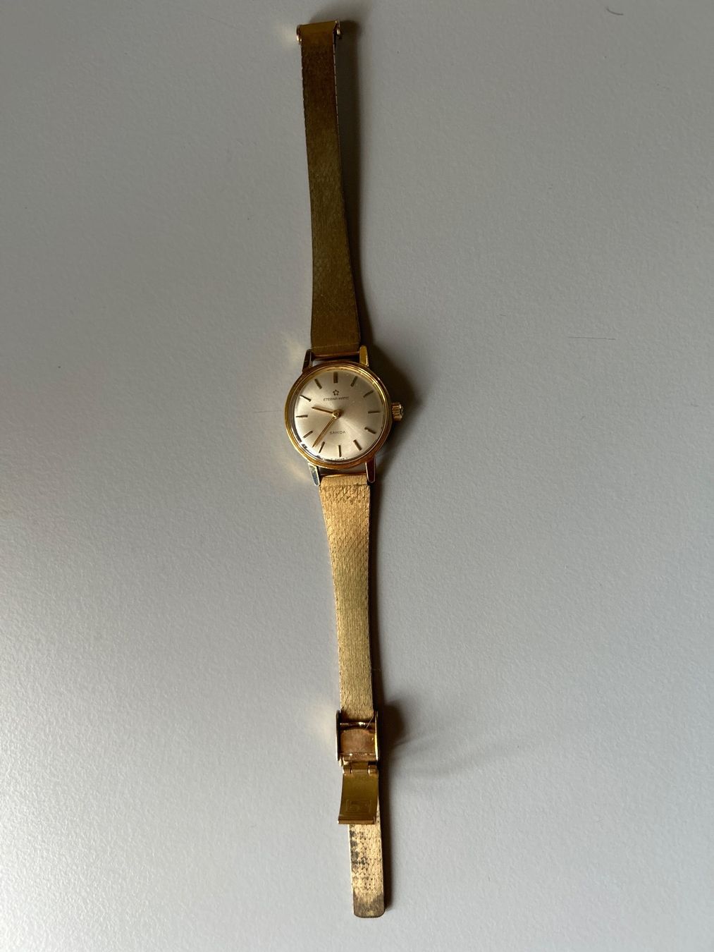 750 Gold Eterna Sahida Damenuhren Damenuhr Eterna Matic Sahida