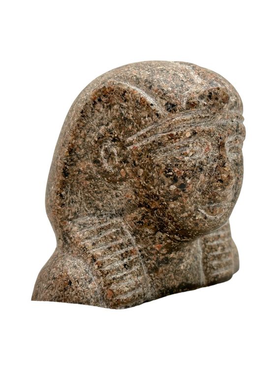 Petit Buste égyptien En Plâtre, Style Art Déco, Figurine Adulte Multicolore, Statuette Maison