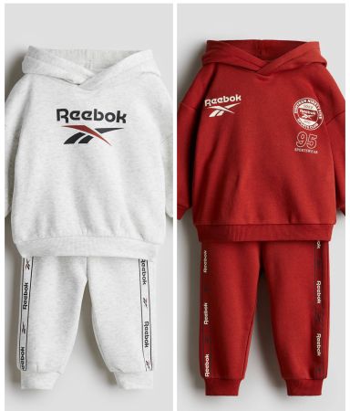 2 ensembles H&M X REEBOK - taille 104