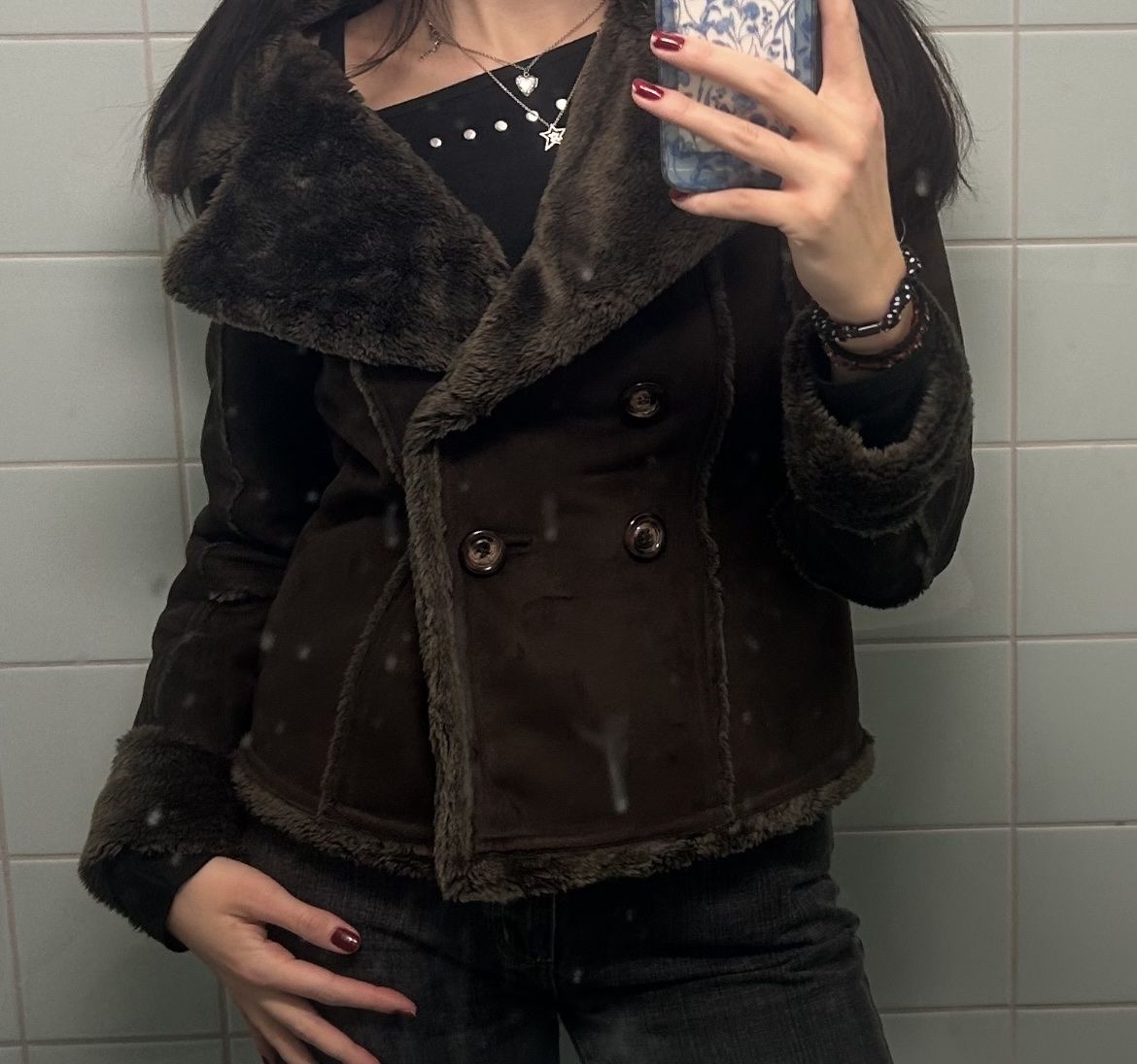 Vestes: Winterjacke mit Fell M – D'occasion à Uster par alin13e 4