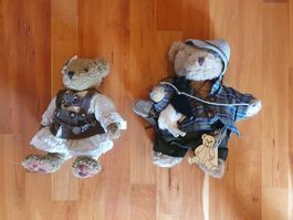 Teddybär Teddybärenpaar mit Geiss, Deko aus Tirol