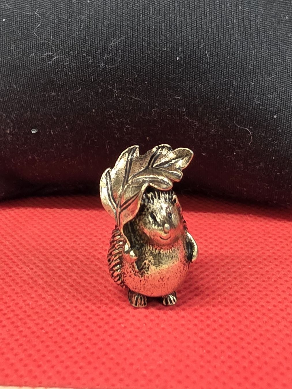 Figuren: Igel Figur Messing antik kleiner Gartenfreund  – Neu (gemäss Beschreibung) aus Herisau von Antiques.AR