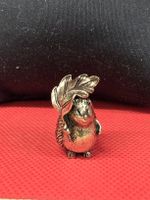 Igel Figur Messing antik kleiner Gartenfreund 