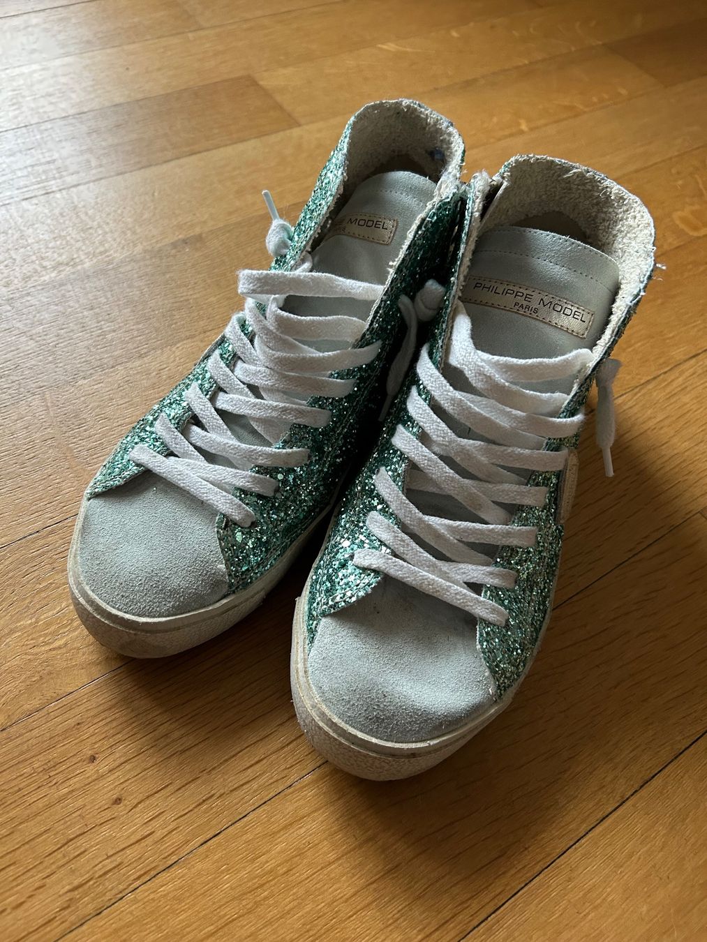 Damenschuhe: NEU❣️Philippe Model Sneakers glitzer Gr. 38 – Neu (gemäss Beschreibung) aus Basel von Kuona74 6