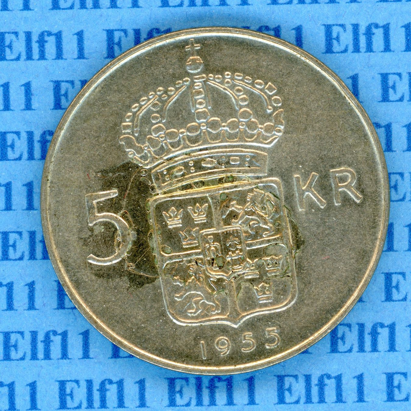 Tutti le monete: SEK___5.00 1955 -vz 5 Kronen – Usato da Widnau venduto da Elf11 1