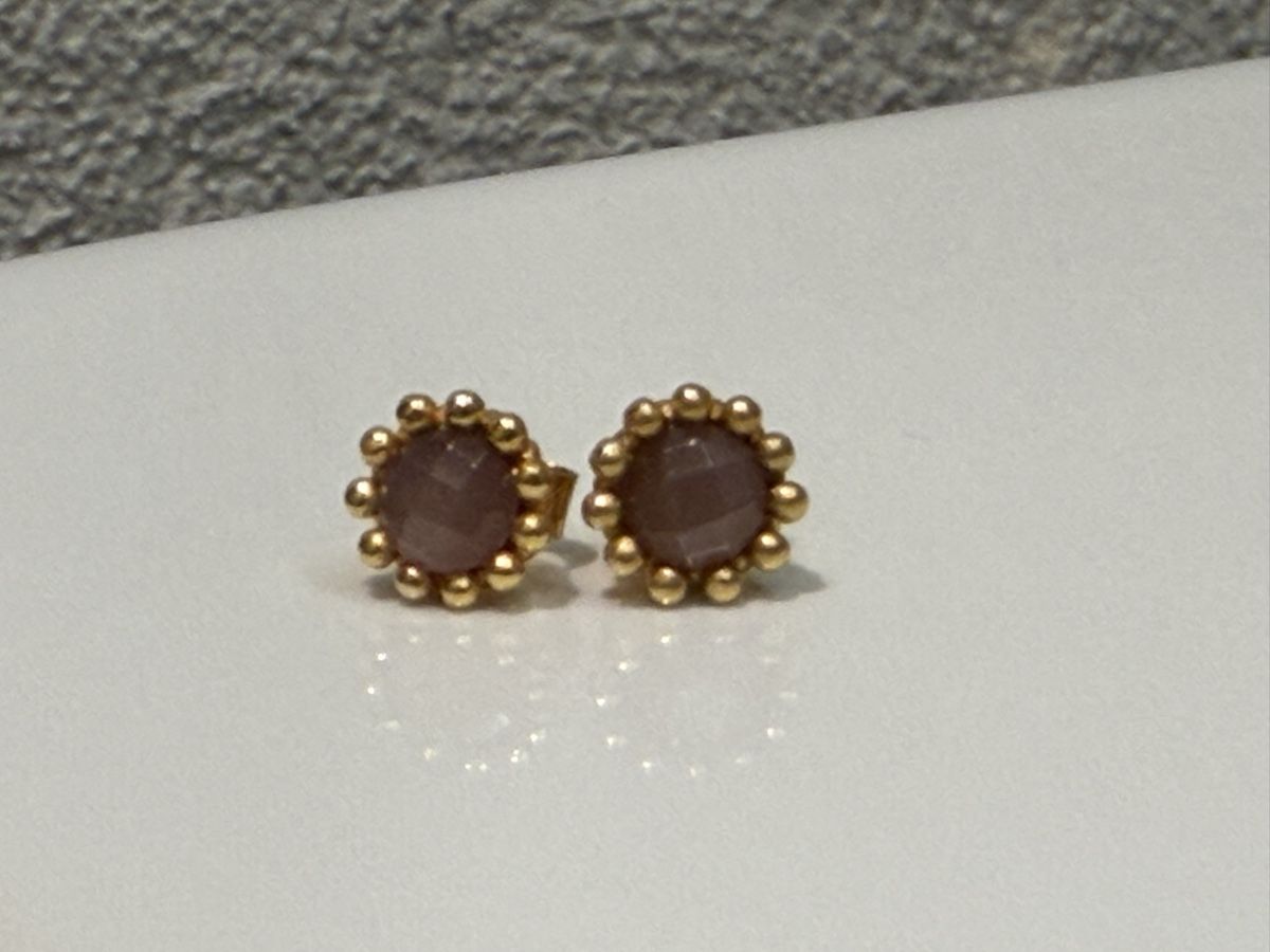 Orecchini pendenti & Orecchini a lobo: Ohrstecker gold violett – Nuovo (secondo la descrizione) da Langwiesen venduto da TinaB93 1