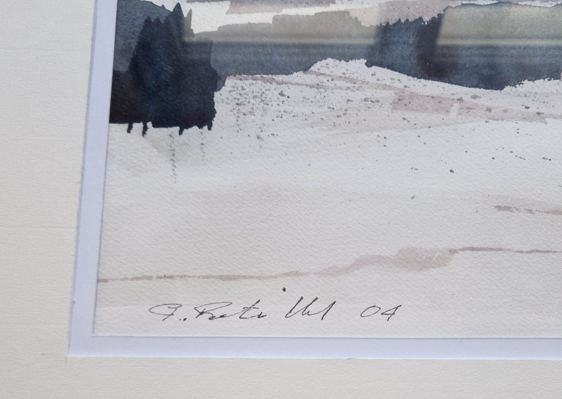 Gemälde: Aquarelle 2004 - Pierre Bataillard – Gebraucht aus Fortunau (Ayent) von le.baron 1