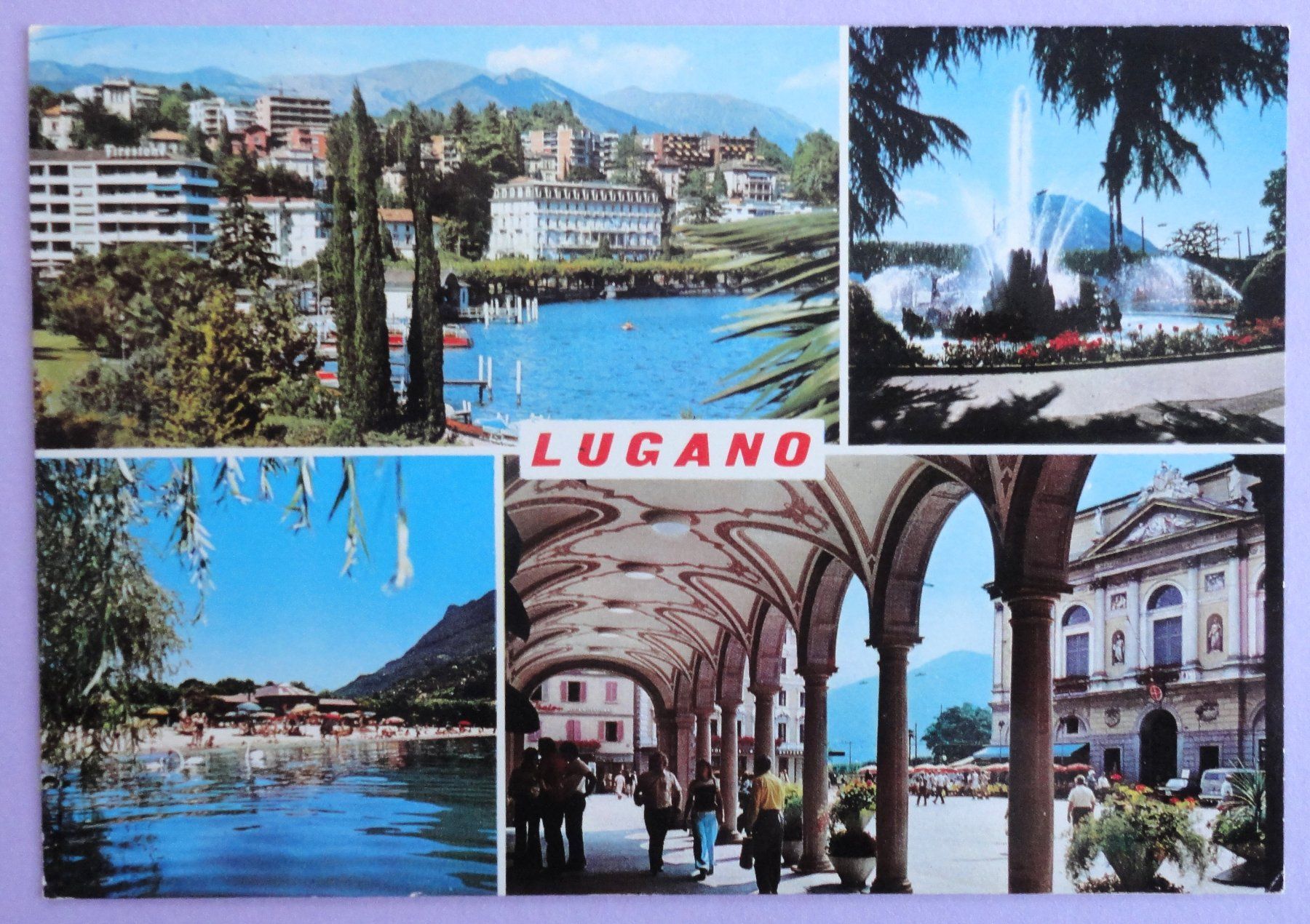 Cartoline postali: Lugano – Usato da Fétigny venduto da Billy2miny