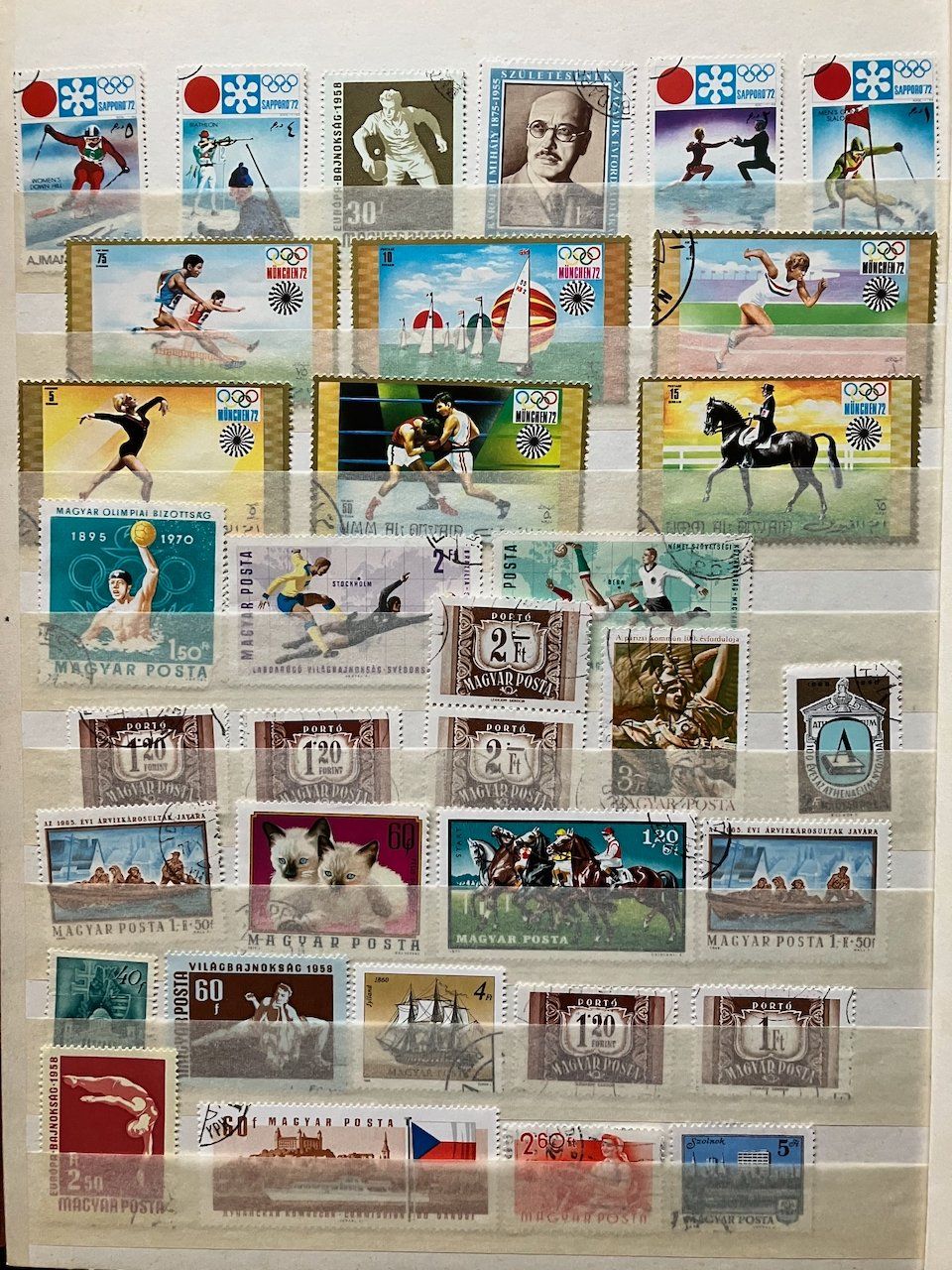 Tutti i francobolli: Ungarnsammlung im Steckalbum – Usato da Nesslau venduto da andi_hon 9
