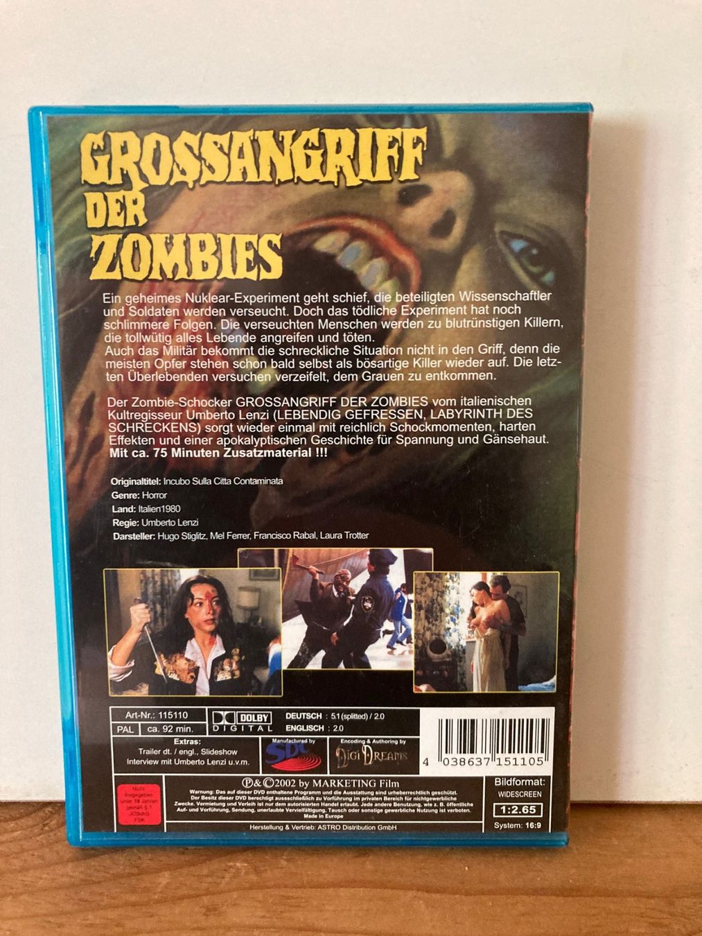 Tutti i DVDs: Grossangriff der Zombies - DVD - Uncut – Usato da Wädenswil venduto da noodelbraincrew 1